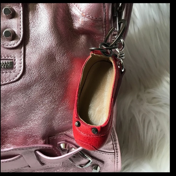 Balenciaga Handbag Charm/Keychain Red - Picture 2 of 11
